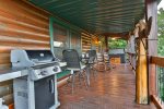 Grill and outside dining area to cook up something special